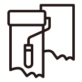 アイコン：ペイントローラー