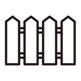 アイコン：柵